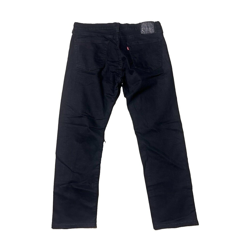 Mens Levi’s Black 505 Jeans Size 36x30 Dark Wash Mexico